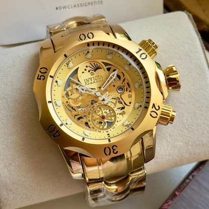 Gold Invicta Reserve Watch