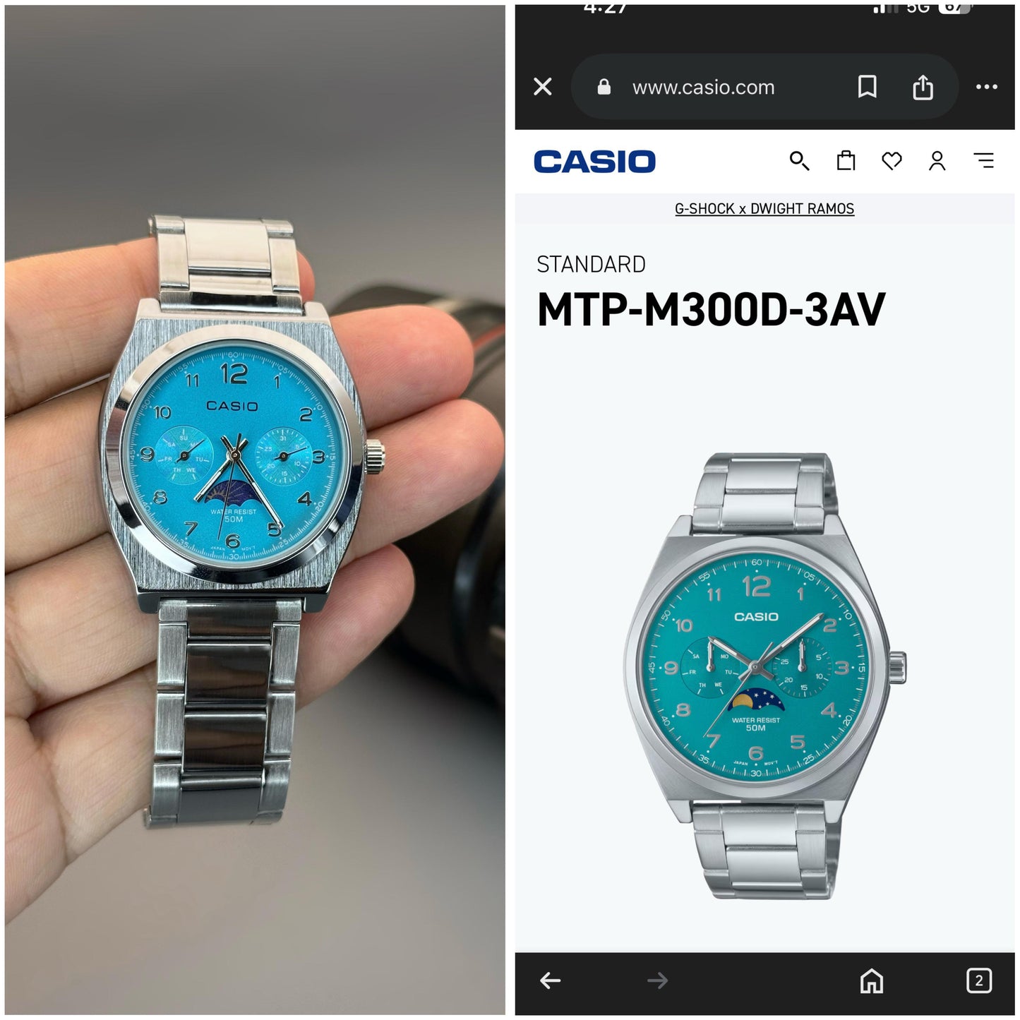 CASIO MTP-M300D-3AV