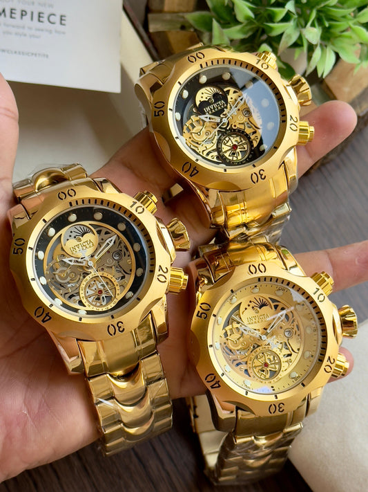 Gold Invicta Reserve Watch
